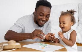 Temps de jeu avec le père